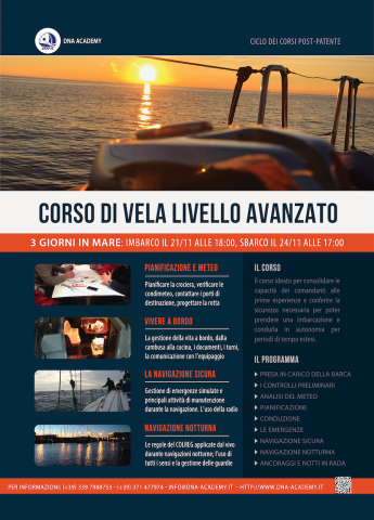 Corso Avanzato di Vela - 3 giorni in mare