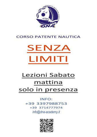 Sono aperte le iscrizioni al corso per la patente nautica senza limiti dalla costa